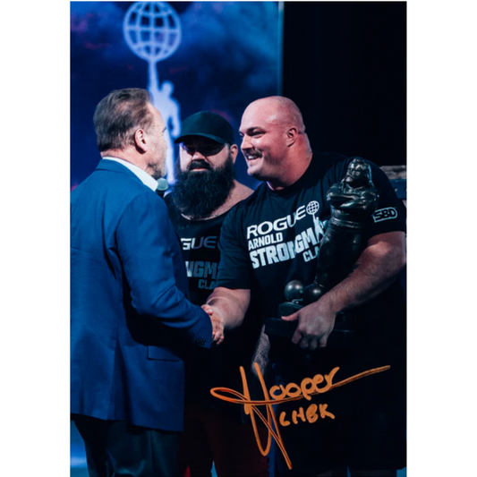 Autographed Picture: Arnold Handshake