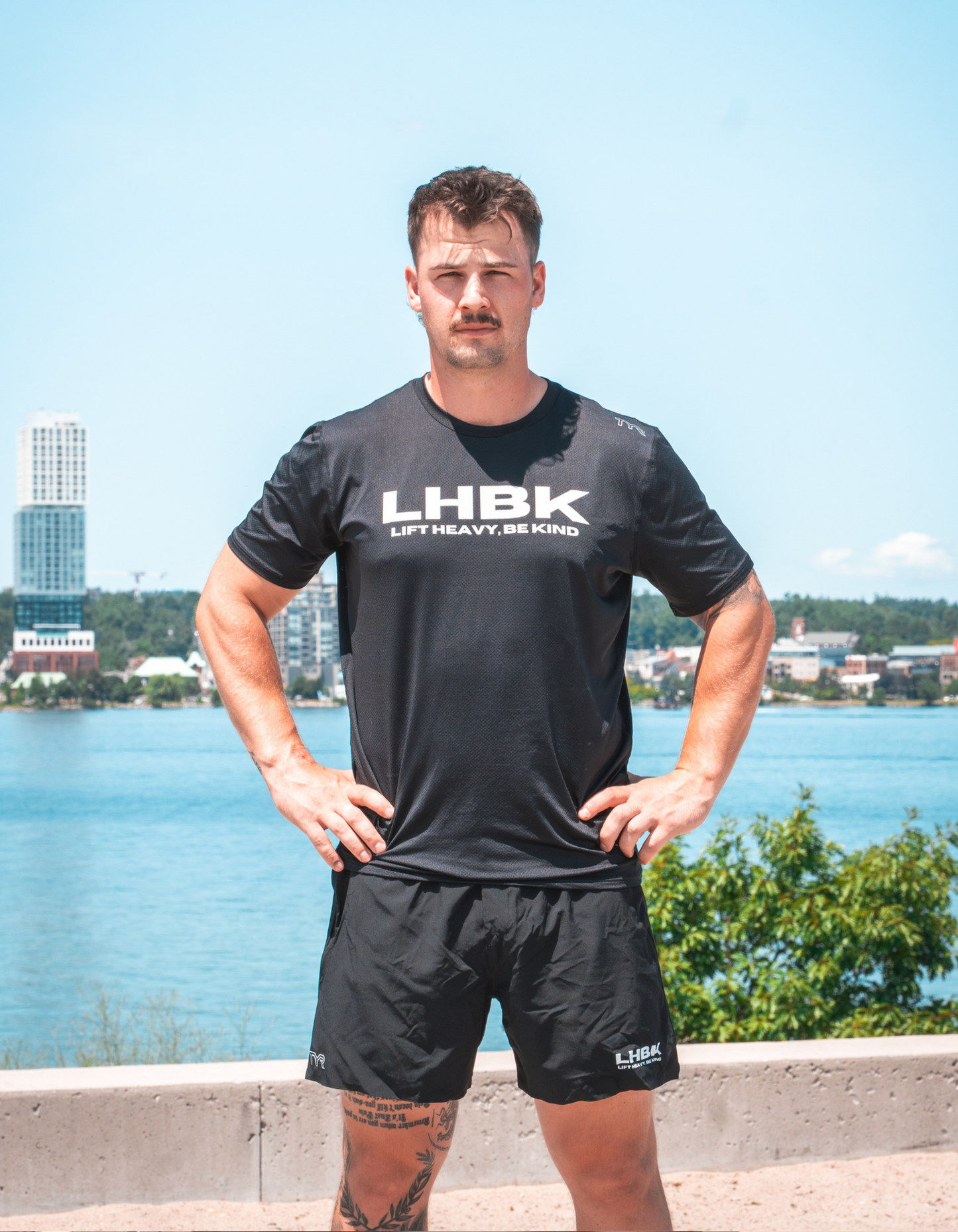 T-Shirt mit Jersey-Blockmuster
