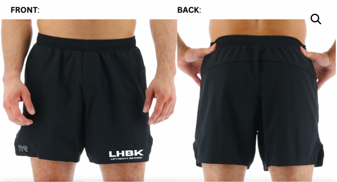 LHBK MENS SHORT BLK