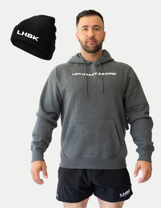 Core Hoodie & Black Beanie