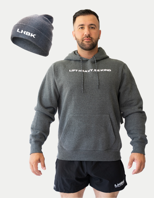 Core Hoodie & Grey Beanie