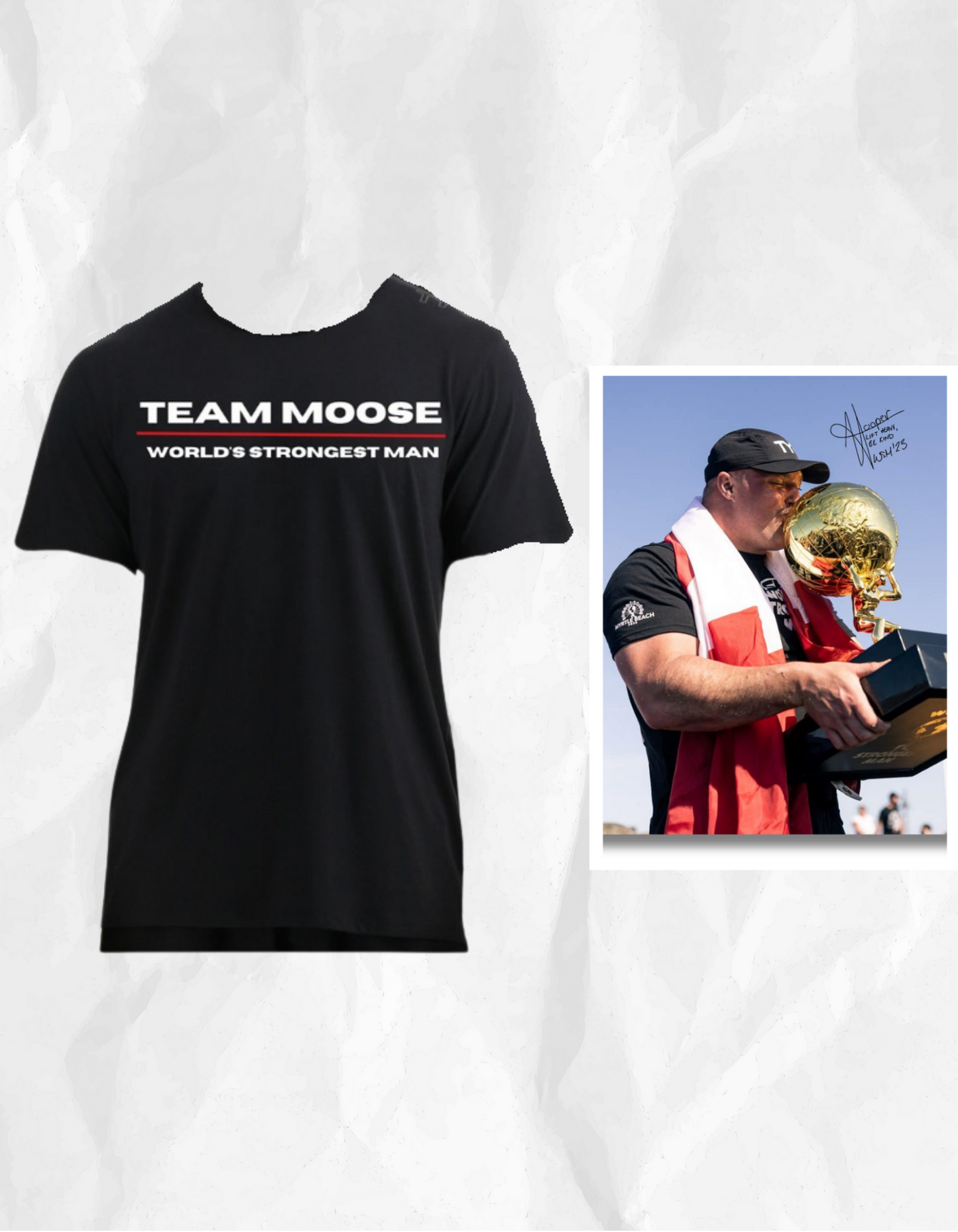 Team Moose WSM T-Shirt & WSM '23 Signed Photo