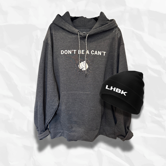 Don't Be A Can't & Black Beanie Bundle
