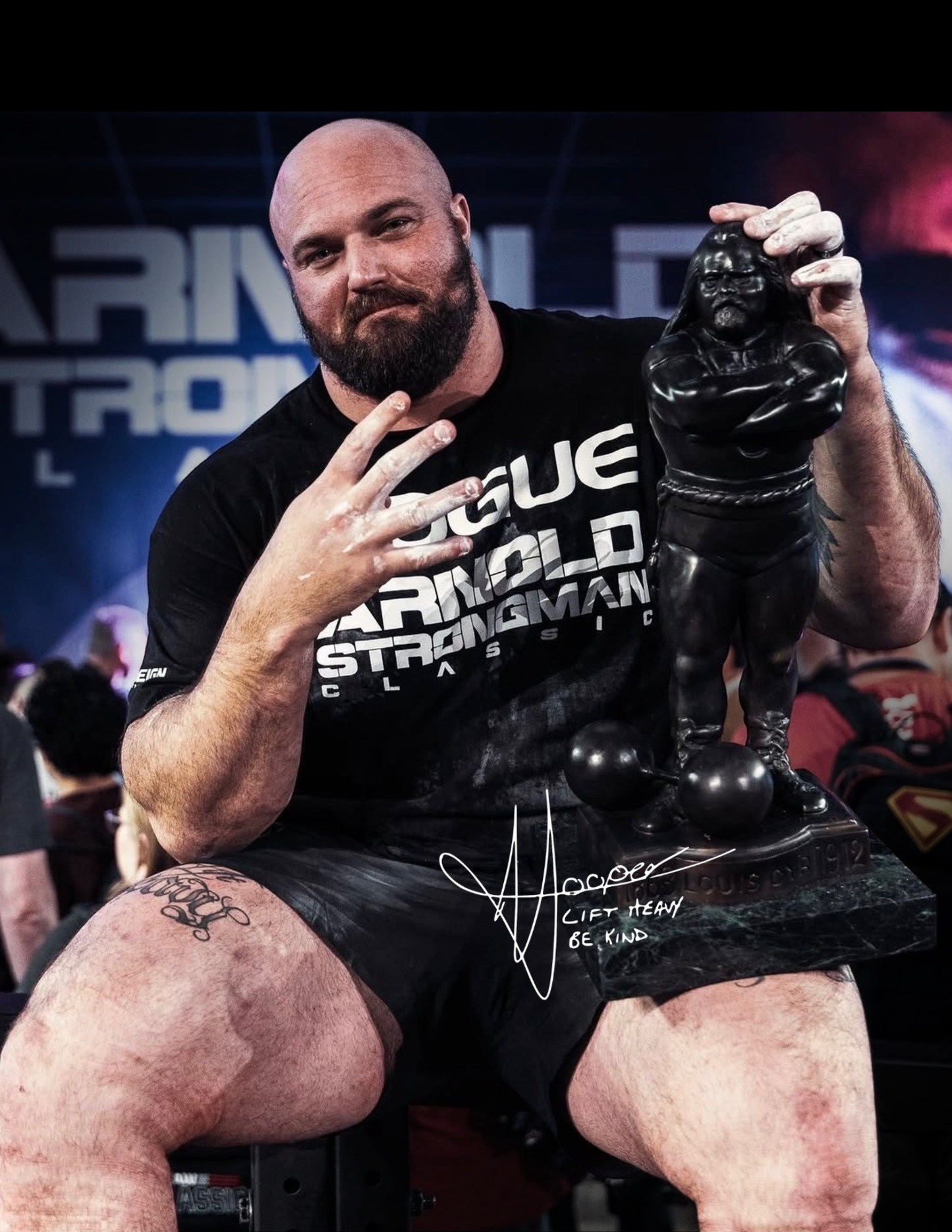 Autographed Picture: Arnold Four-Peat