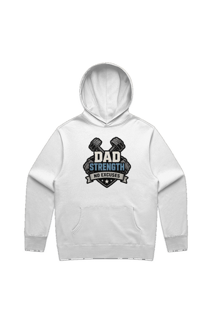 Dad Strength No Excuses Relax Hoodie