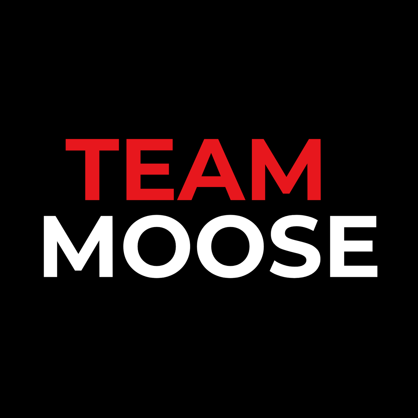 Team Moose Red & White T-Shirt