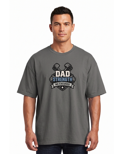 Dad Strength No Excuses Tee Plus Size