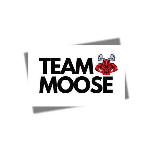 Pegatina del equipo Moose
